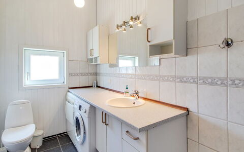 Rani - 800M from the Sea: Flooring, Plumbing Fixture, Floor, Interior Design, Sink, Bathroom Sink, Tap, Bathroom, Plumbing, Ceiling