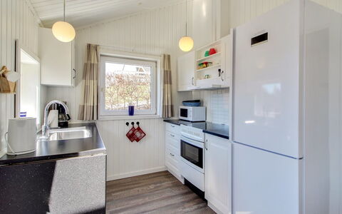 Rani - 800M from the Sea: Major Appliance, Wood, Kitchen, Kitchen Appliance, Ceiling, Interior Design, Home Appliance, Countertop, Home, Room