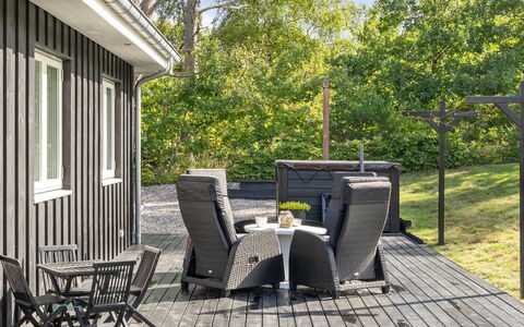 Adela - 1Km from the Sea: Roof, House, Land Lot, Home, Cottage, Estate, Garden Buildings, Shade, Log Cabin, Landscaping