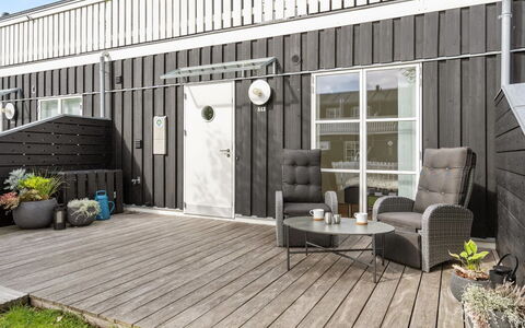 Venild - 5M from the Sea: Roof, House, Home, Cottage, Siding, Estate, Driveway, Garden Buildings, Yard, Shed