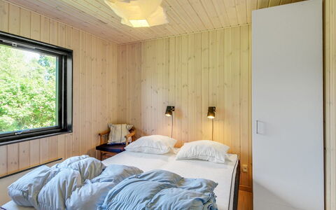 Rufina - 850M from the Sea: Interior Design, Bed, Bedroom, Wood, Flooring, Ceiling, Floor, Bed Sheet, Room, Bedding
