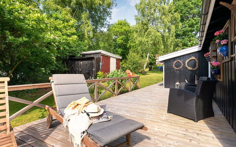 Reika - 1Km from the Sea: Wood, Furniture, Hardwood, Cottage, Deck, Plank, Wood Stain, Wood Flooring, Shade, Garden