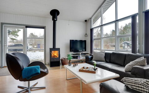 Aiden - 300M from the Sea: Flooring, Furniture, Living Room, Interior Design, Floor, Couch, Home, Hearth, Room, Ceiling