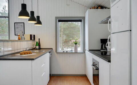 Aiden - 300M from the Sea: Kitchen, Countertop, Kitchen Appliance, Wood, Interior Design, Flooring, Ceiling, Kitchen Sink, Home Appliance, Major Appliance
