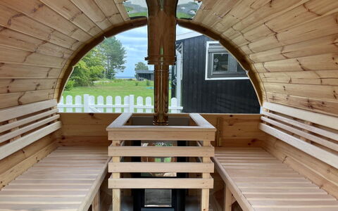 Joon - 300M from the Sea: Roof, House, Home, Cottage, Siding, Estate, Driveway, Garden Buildings, Yard, Shed