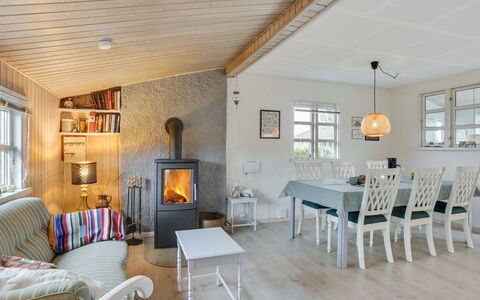 Skaghe - 200M from the Sea: Furniture, Interior Design, Wood, Ceiling, Flooring, Room, Floor, Light Fixture, Living Room, Home