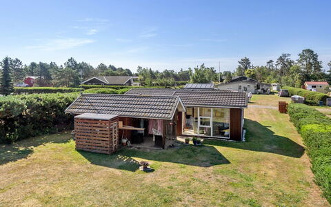 Skaghe - 200M from the Sea: Grass, House, Roof, Residential Area, Home, Cottage, Rural Area, Garden, Lawn, Backyard