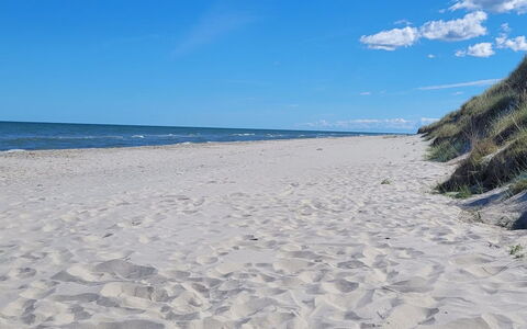 Skaghe - 200M from the Sea: Blue, Sky, Beach, Natural Environment, Coast, Sand, Sea, Horizon, Coastal And Oceanic Landforms