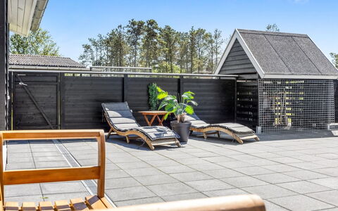 Erna - 400M from the Sea: Roof, House, Home, Cottage, Siding, Estate, Driveway, Garden Buildings, Yard, Shed