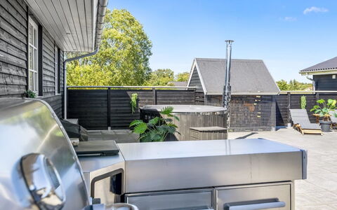 Erna - 400M from the Sea: Roof, House, Home, Cottage, Siding, Estate, Driveway, Garden Buildings, Yard, Shed