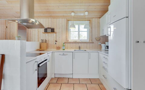 Kristián - 400M from the Sea: Flooring, Floor, Ceiling, Interior Design, Countertop, Kitchen, Cabinetry, Room, Major Appliance, Light Fixture