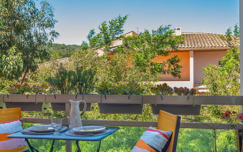 Bormes-Les-Mimosas 200: Sky, Plant, Property, Furniture, Plant Community, Botany, Nature, Azure, Table, Chair