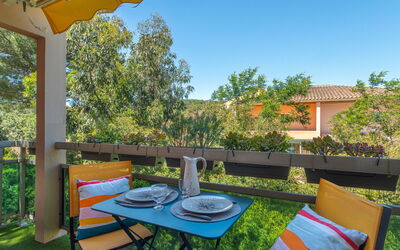 Bormes-Les-Mimosas 200: Plant, Property, Sky, Nature, Azure, Shade, Interior Design, Outdoor Furniture, Building, Tree
