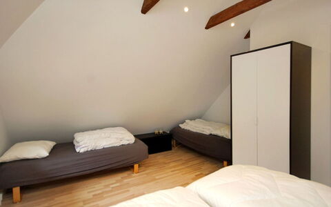 Rigitte - 1.5Km from the Sea: Bed, Bedroom, Floor, Flooring, Bedding, Bed Sheet, Wood, Interior Design, Furniture, Room