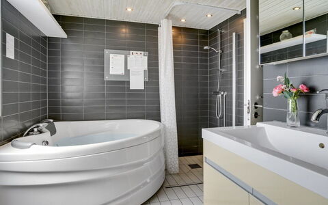 Edel - 650M from the Sea: Flooring, Plumbing Fixture, Interior Design, Bathroom, Floor, Sink, Bathroom Sink, Tap, Plumbing, Bathroom Cabinet