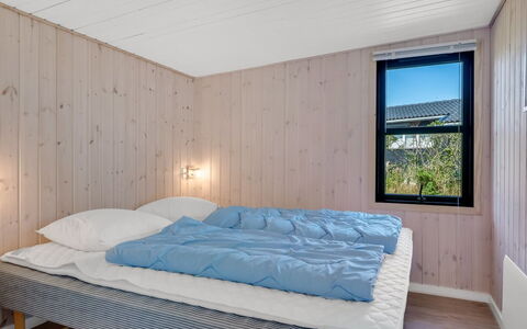 Edel - 650M from the Sea: Bedroom, Bed, Wood, Bed Sheet, Interior Design, Floor, Bedding, Flooring, Ceiling, Bed Frame