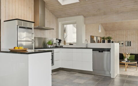 Ohto - 281M from the Sea: Kitchen, Flooring, Countertop, Furniture, Wood, Floor, Interior Design, Kitchen Appliance, Cabinetry, Ceiling