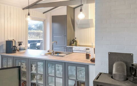 Gerlef - 382M from the Sea: Kitchen, Interior Design, Kitchen Appliance, Countertop, Furniture, Flooring, Ceiling, Cabinetry, Room, Light Fixture