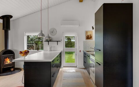 Aarthi - 637M from the Sea: Flooring, Interior Design, Kitchen, Wood, Furniture, Ceiling, Kitchen Appliance, Floor, Light Fixture, Countertop
