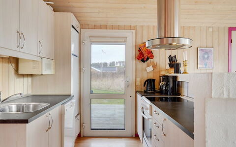 Hava - 450M from the Sea: Kitchen, Kitchen Appliance, Countertop, Major Appliance, Flooring, Wood, Interior Design, Furniture, Kitchen Sink, Cabinetry