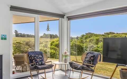 Vilda - 416M from the Sea: Furniture, Interior Design, Floor, Chair, Living Room, Coffee Table, Wood Flooring, Couch, Houseplant, Outdoor Furniture