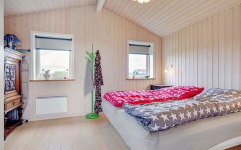Ailika - 300M from the Sea: Bedroom, Interior Design, Wood, Ceiling, Furniture, Bed, Home, Bedding, Room, Bed Sheet