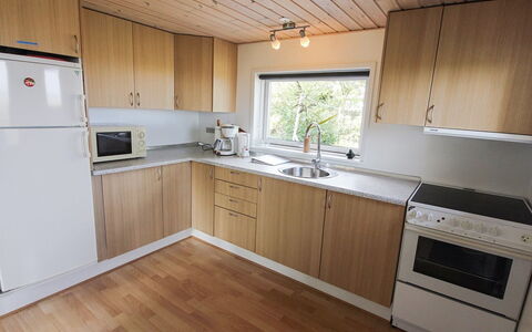 Isalie - 200M from the Sea: Flooring, Wood, Kitchen, Interior Design, Floor, Countertop, Furniture, Kitchen Appliance, Cabinetry, Major Appliance