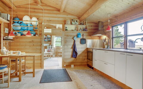 Gorjan - 300M from the Sea: Wood, Interior Design, Furniture, Ceiling, Flooring, Kitchen, Floor, Wood Flooring, Home, Room