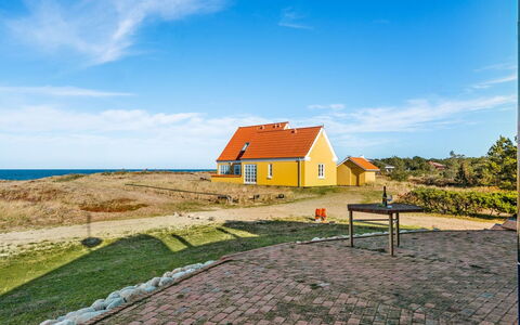 Solvej - 120M from the Sea: Blue, House, Cottage, Landscape, Land Lot, Home, Plain, Roof, Morning, Sunlight