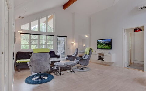 Beka - 500M from the Sea: Interior Design, Furniture, Couch, Flooring, Wood, Ceiling, Living Room, Floor, Home, Apartment