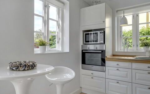 Stephie - 1.1Km from the Sea: Interior Design, Furniture, Flooring, Cabinetry, Wall, Wood, Countertop, Floor, Kitchen, Home
