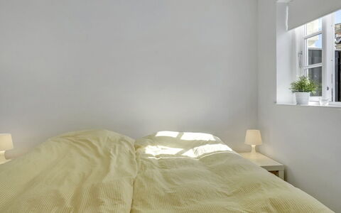Stephie - 1.1Km from the Sea: Bedroom, Wall, Bed, Bedding, Interior Design, Bed Sheet, Floor, Flooring, Linens, Ceiling