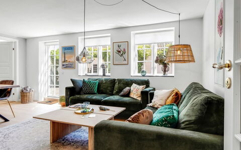 Viivi - 900M from the Sea: Furniture, Interior Design, Couch, Flooring, Wall, Living Room, Floor, Room, Wood, Home