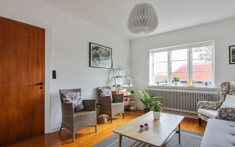 Borka - 150M from the Sea: Furniture, Interior Design, Flooring, Floor, Couch, Wall, Wood, Ceiling, Living Room, Wood Flooring