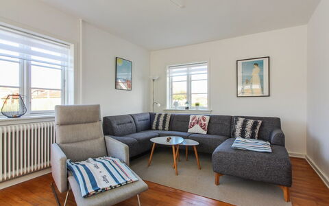 Borka - 150M from the Sea: Furniture, Flooring, Interior Design, Floor, Wood, Couch, Wood Flooring, Living Room, Room, Home