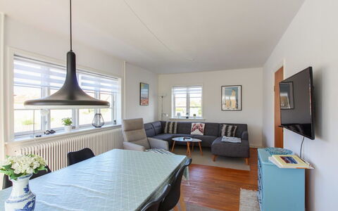 Borka - 150M from the Sea: Furniture, Interior Design, Flooring, Floor, Wood, Ceiling, Couch, Room, Living Room, Wood Flooring