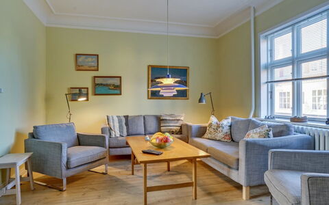 Reko - 500M from the Sea: Furniture, Interior Design, Flooring, Floor, Couch, Wood, Living Room, Apartment, Room, Ceiling