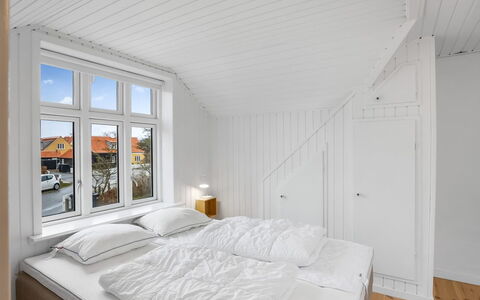 Juhana - 150M from the Sea: Wood, Bedroom, Floor, Ceiling, Interior Design, Bed, Bedding, Apartment, Linens, Bed Frame
