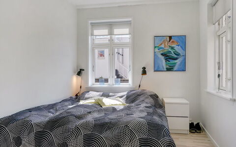 Naina - 200M from the Sea: Bed, Bedroom, Interior Design, Furniture, Bedding, Bed Sheet, Wood, Floor, Flooring, Linens