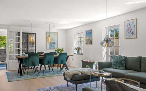 Murtuz - 900M from the Sea: Furniture, Interior Design, Flooring, Couch, Floor, Living Room, Wood, Table, Chair, Home