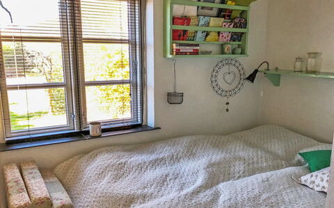 Fulla - 1.1Km from the Sea: Furniture, Bedroom, Interior Design, Bed, Wall, Bedding, Bed Sheet, Linens, Wood, Floor