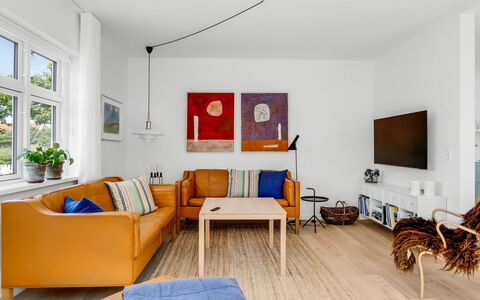 Hansiane - 500M from the Sea: Furniture, Couch, Interior Design, Flooring, Wall, Floor, Living Room, Wood, Apartment, Room