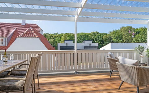 Sylwia - 800M from the Sea: Wood, Composite Material, Outdoor Furniture, Shade, Deck, Porch, Balcony, Eco Hotel, Hardwood, Wood Stain