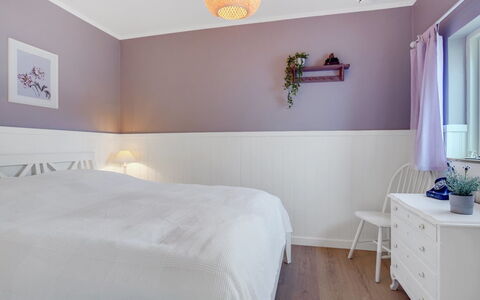 Sylwia - 800M from the Sea: Interior Design, Bedroom, Wood, Ceiling, Floor, Flooring, Bed, Lighting, Bedding, Furniture