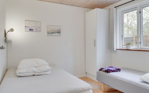 Annesophie - 300M to the Fjord: Bed, Bedroom, Wall, Interior Design, Wood, Floor, Bed Sheet, Ceiling, Flooring, Furniture