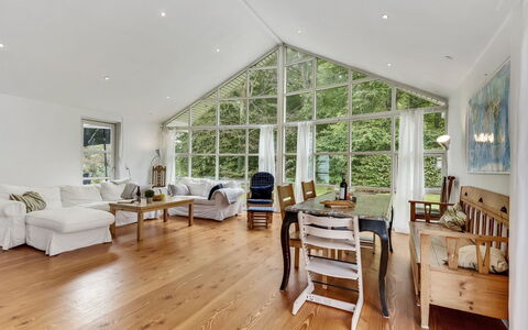 Bjerund - 250M from the Sea: Blue, Shrub, Cottage, Groundcover, Garden, Estate, Shade, Landscaping, Farmhouse, Eco Hotel