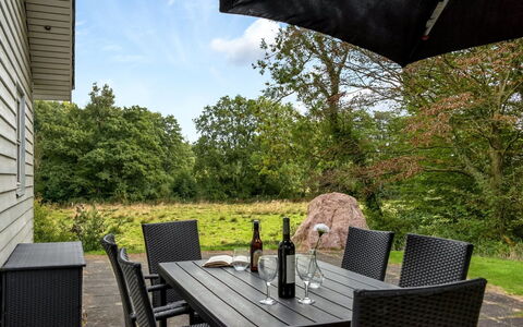 Bjerund - 250M from the Sea: Blue, Shrub, Cottage, Groundcover, Garden, Estate, Shade, Landscaping, Farmhouse, Eco Hotel