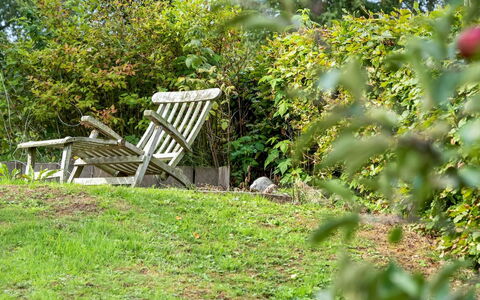 Bjerund - 250M from the Sea: Blue, Shrub, Cottage, Groundcover, Garden, Estate, Shade, Landscaping, Farmhouse, Eco Hotel