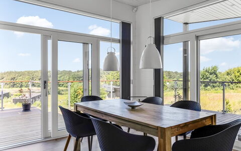 Klarin - 350M from the Sea: Furniture, Flooring, Interior Design, Chair, Floor, Wood, Kitchen & Dining Room Table, Wood Flooring, Dining Room, Table