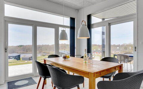 Klarin - 350M from the Sea: Furniture, Interior Design, Chair, Flooring, Wood, Kitchen & Dining Room Table, Light Fixture, Floor, Ceiling, Dining Room